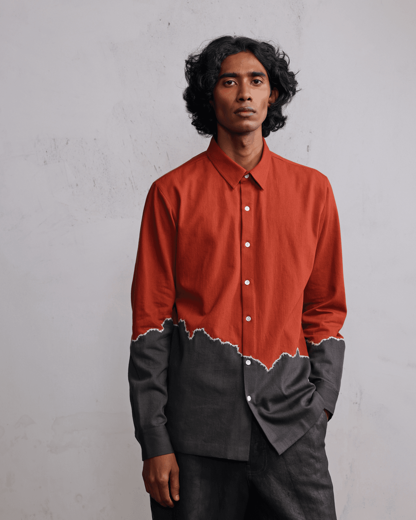 Fractured Line Patch Shirt