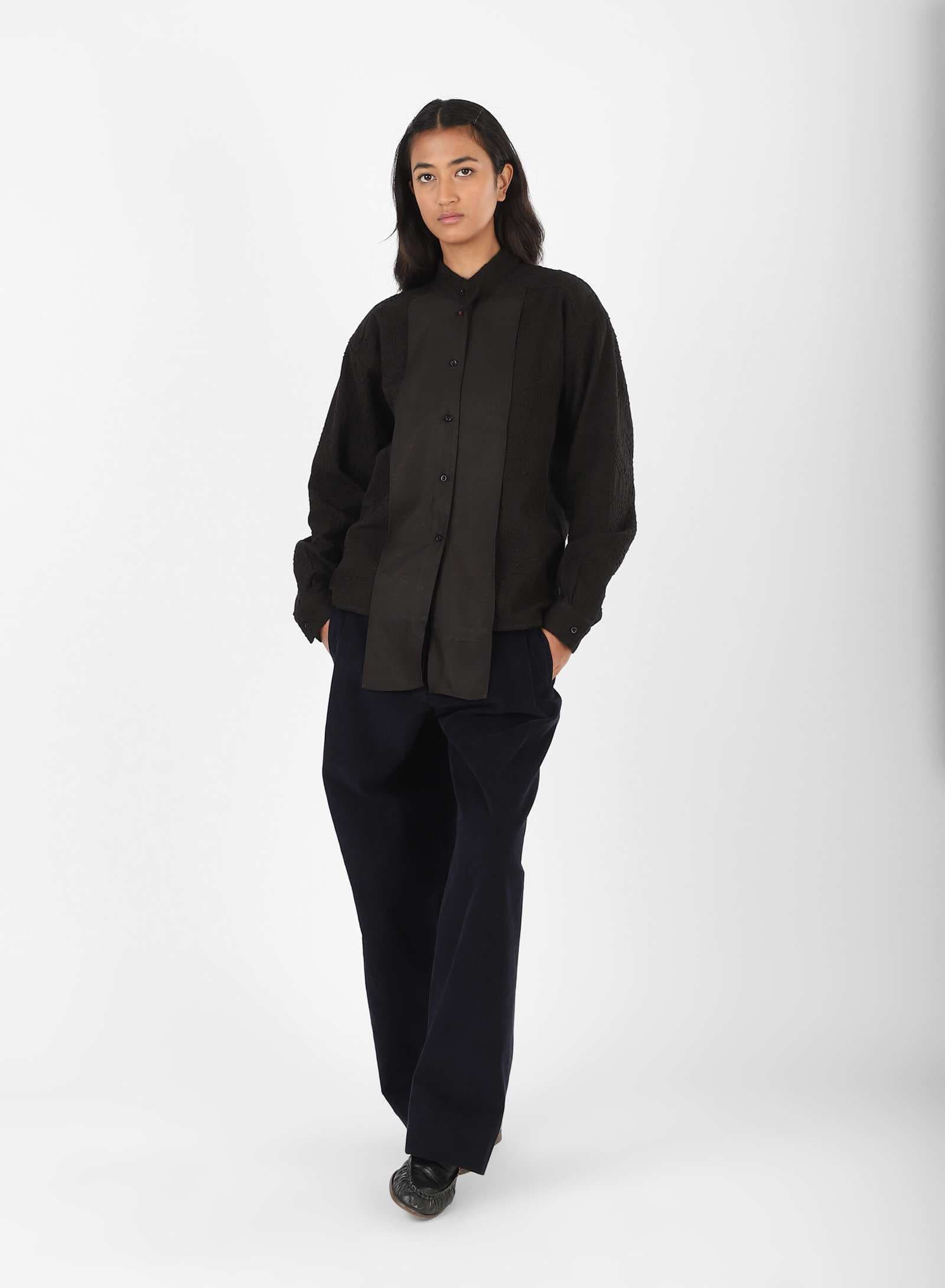 Mona
LS Lined Shirt
with Mandrain Collar