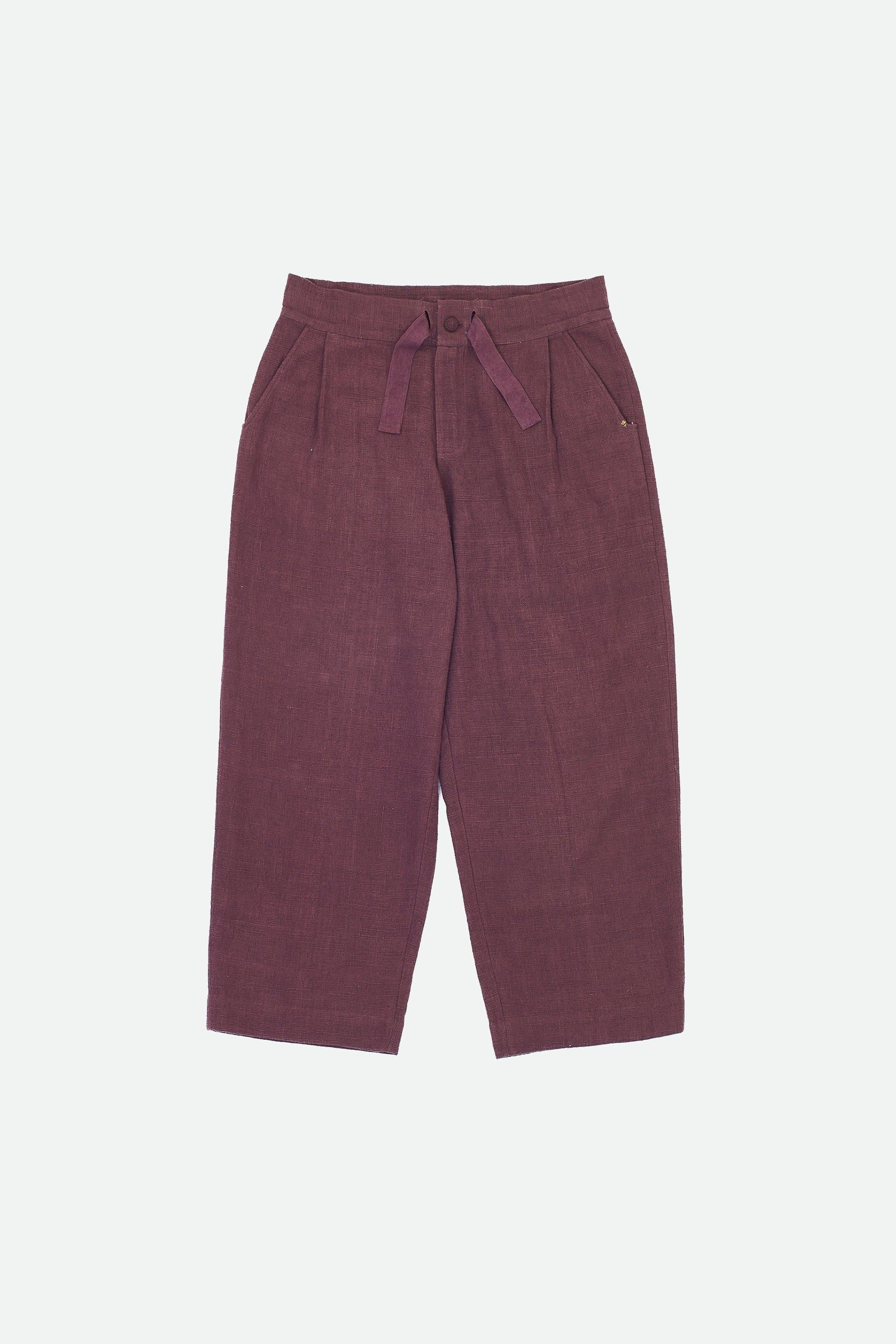 RELAXED-FIT ORGANIC COTTON PANTS